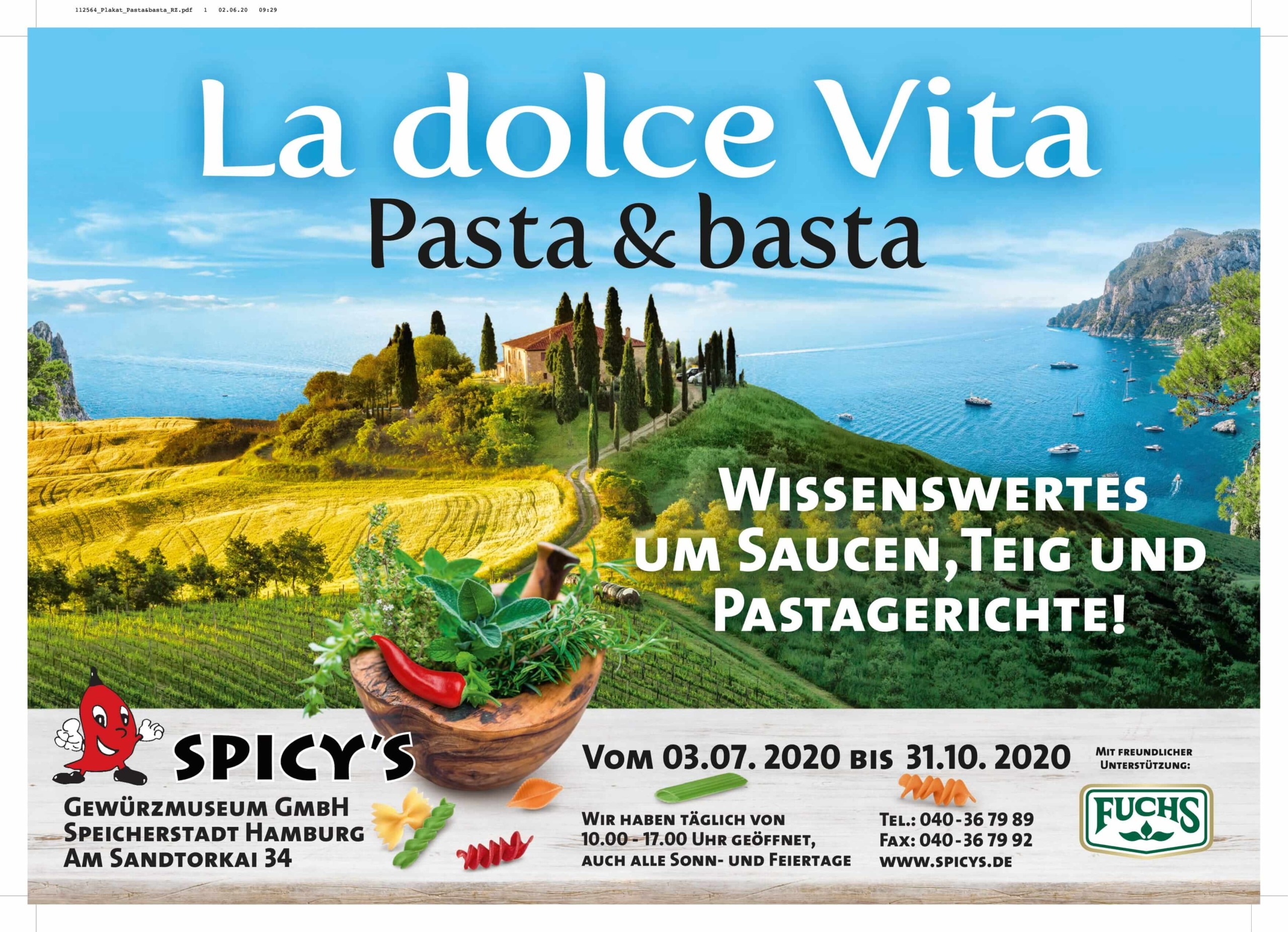 Sonderausstellung - La Dolce Vita - Pasta & Basta